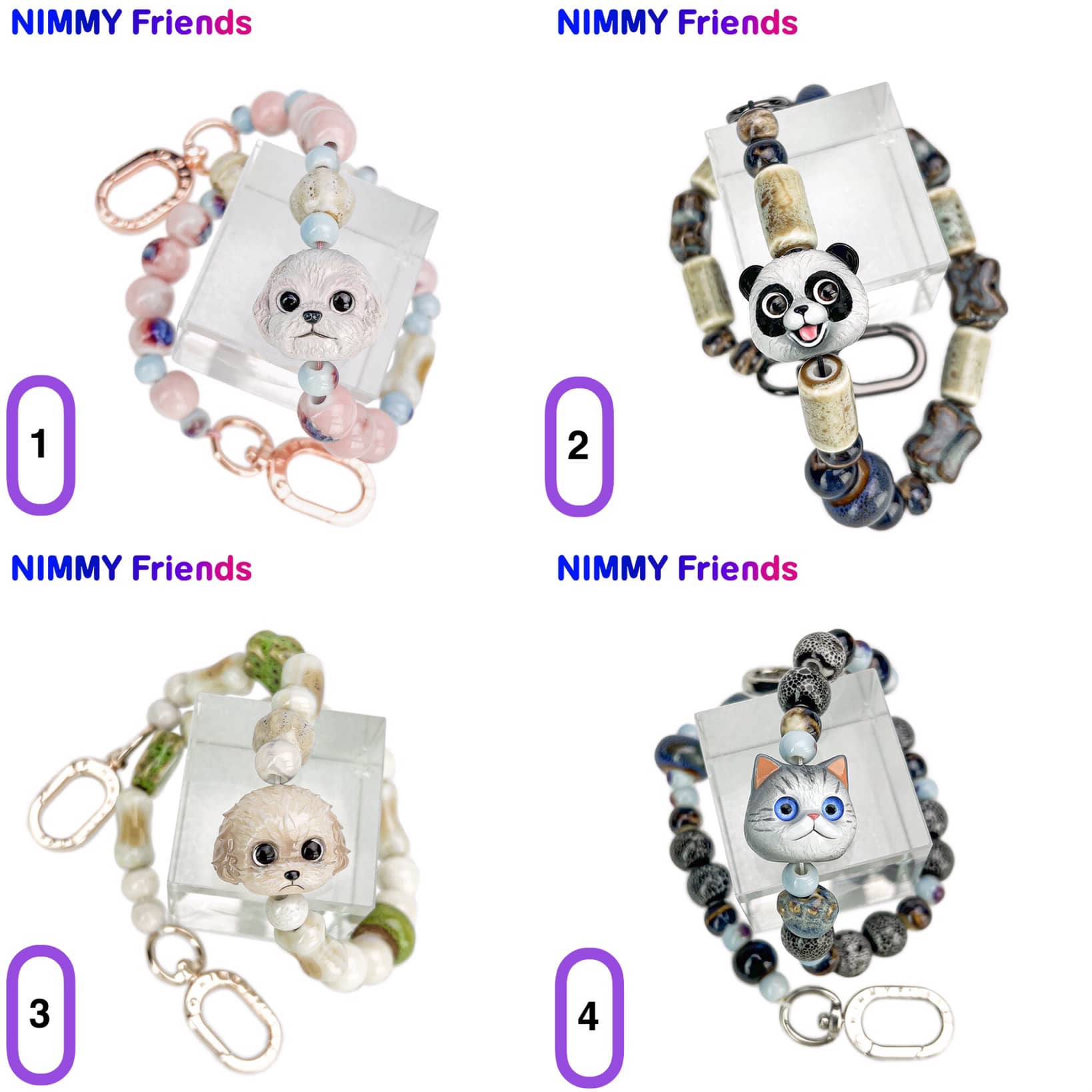 بند دستی نیمی Nimmy Big Eye Cute Pet Series Hand Strap